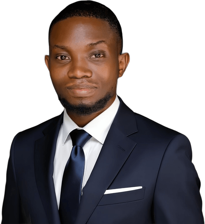 Portrait of Marick DANSI in a navy suit